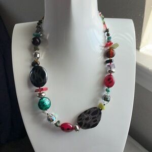 18” multi-colored necklace